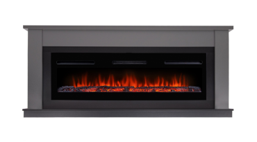 Каминокомплект:Очаг Electrolux Infinity EFP/P-1600ULS, портал Canto Long графит, черный
